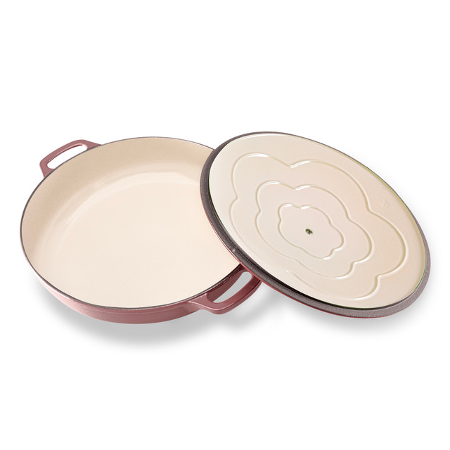 Chasseur Low Round Casserole 30cm/2.5 Litre Rosewood