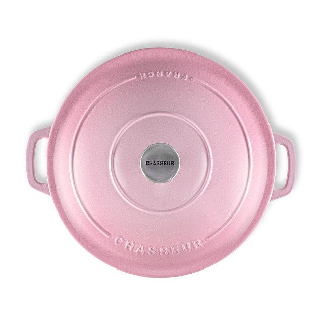 Chasseur Low Round Casserole 30cm/2.5L Cherry Blossom