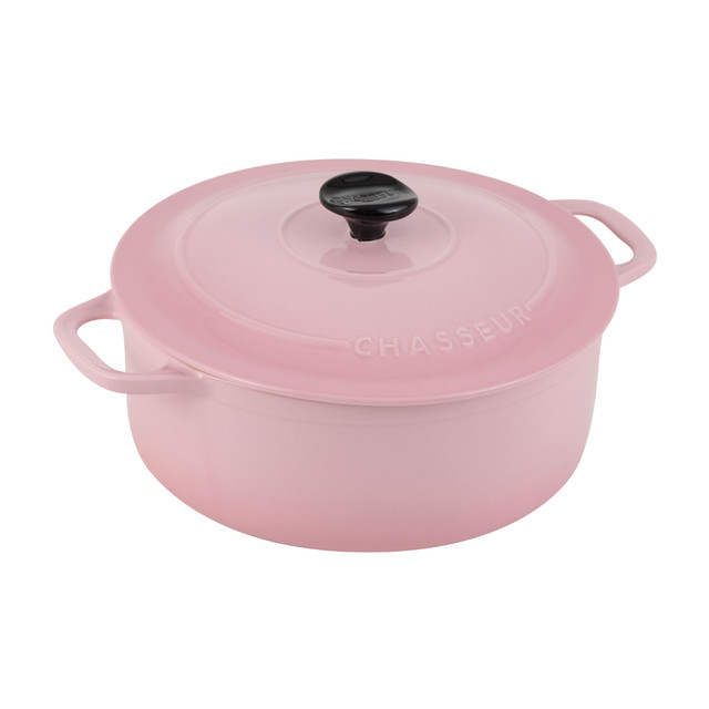 chasseur Macaron Collection 24cm Casserole Cherry Blossom