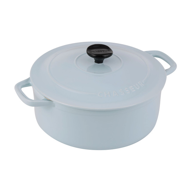 chasseur Macaron Collection 24cm Casserole Duck Egg Blue