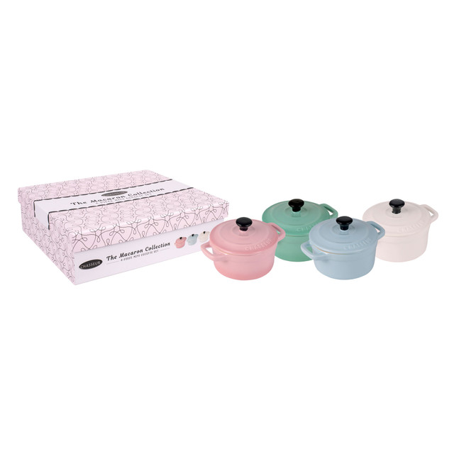 Chasseur Macaron Collection 4-Piece Mini Cocotte Set