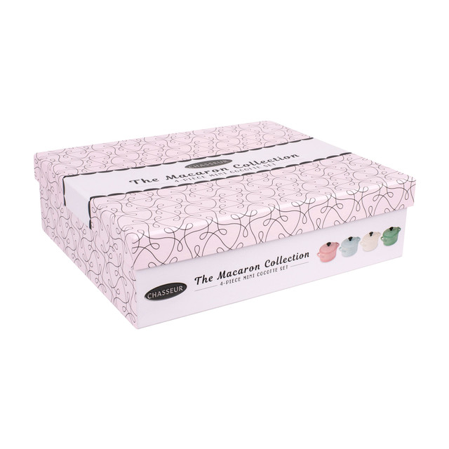Chasseur Macaron Collection 4-Piece Mini Cocotte Set