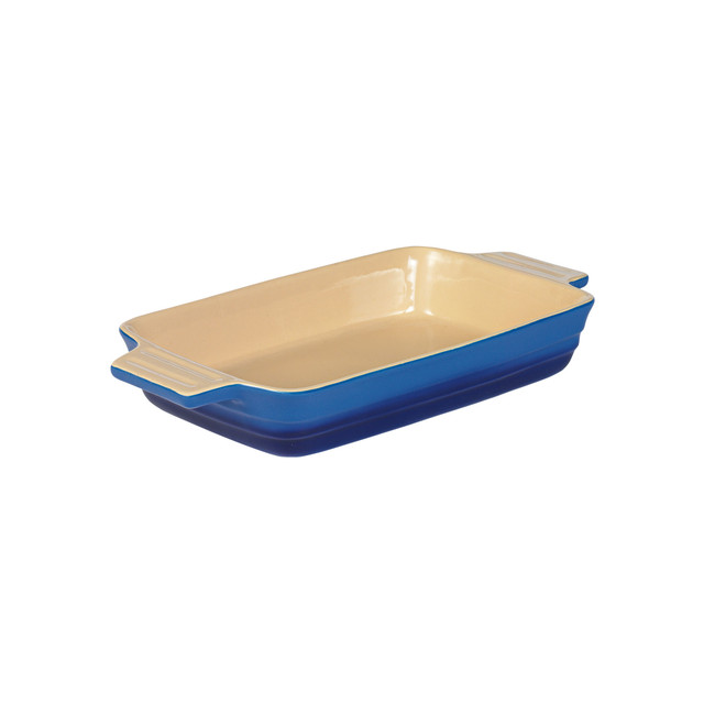 chasseur Medium Rectangular Baker 26 x 17 x 5cm/1.4L Blue
