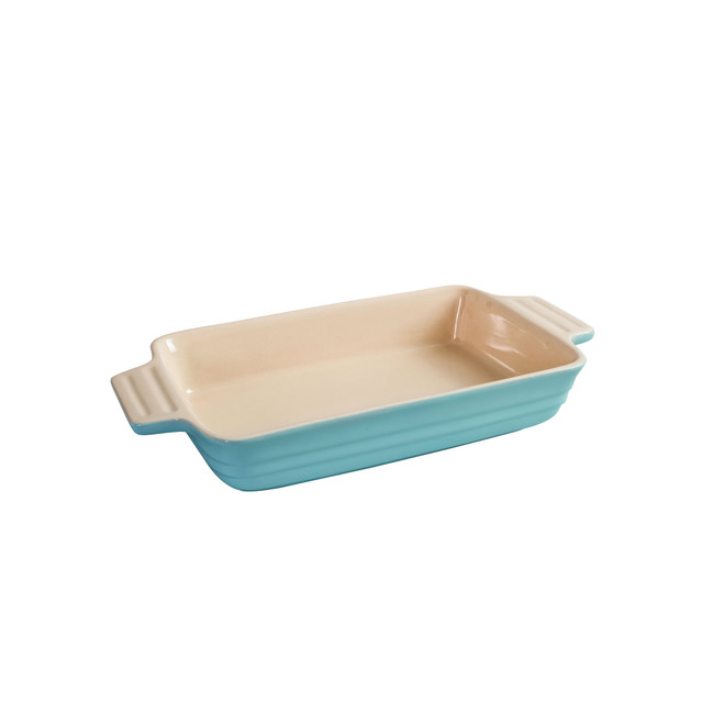 chasseur Medium Rectangular Baker 26 x 17 x 5cm/1.4L Duck Egg Blue