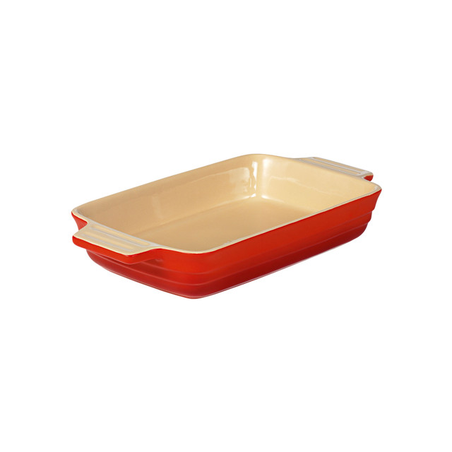 chasseur Medium Rectangular Baker 26 x 17 x 5cm/1.4L Red