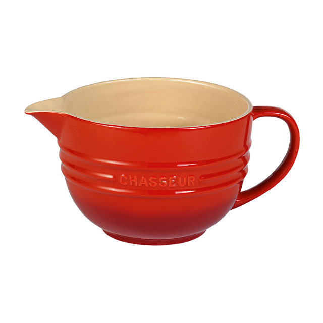 chasseur Mixing Jug 21.5cm diam. x 17.7 x 12cm/1.5L Red