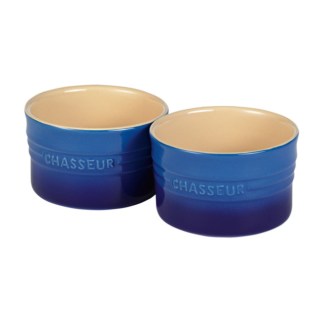 chasseur Ramekin 9.5cm diam. x 5.6cm/250ml 2 Piece Set Set Blue