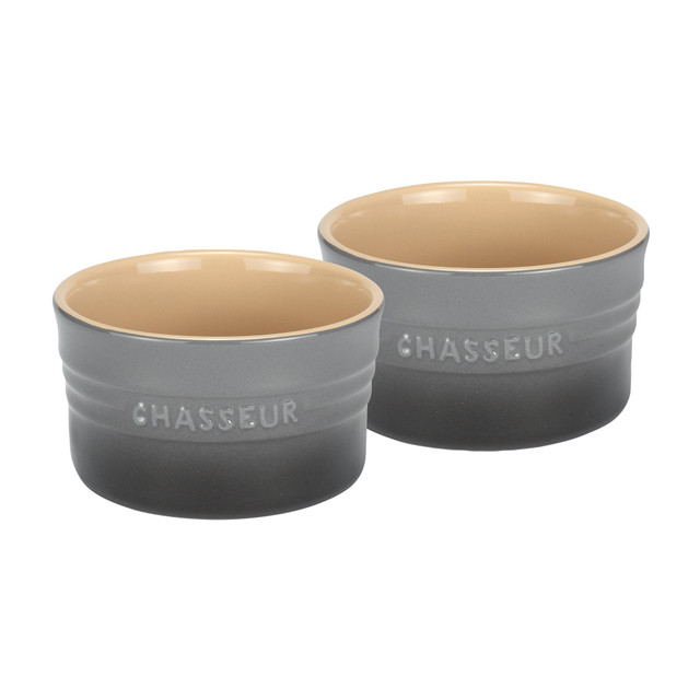 chasseur Ramekin 9.5cm diam. x 5.6cm/250ml 2 Piece Set Set Caviar &