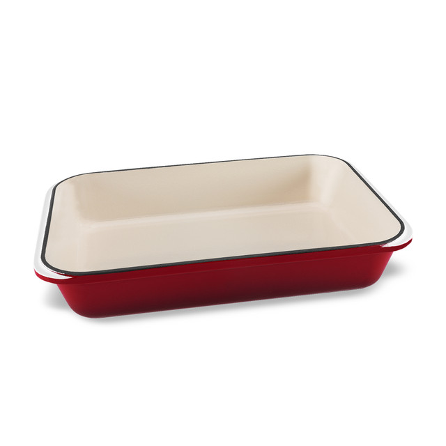 Chasseur Rectangular Roasting Pan 40 X 26cm Bordeaux