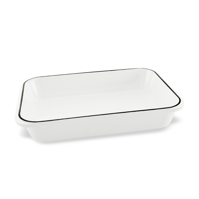 Chasseur Rectangular Roasting Pan 40 X 26cm Brilliant White
