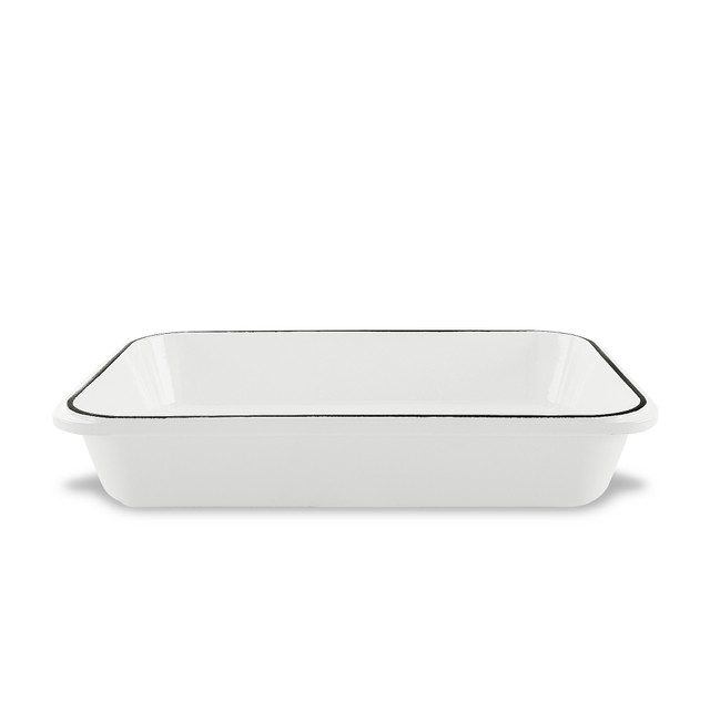 chasseur Rectangular Roasting Pan 40 x 26cm Brilliant White