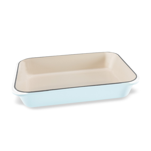 Chasseur Rectangular Roasting Pan 40 X 26cm Duck Egg Blue