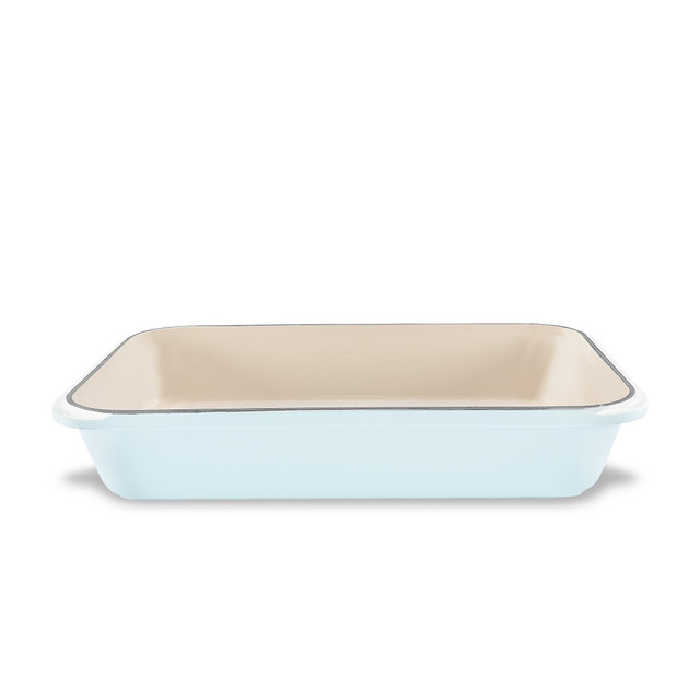 chasseur Rectangular Roasting Pan 40 x 26cm Duck Egg Blue