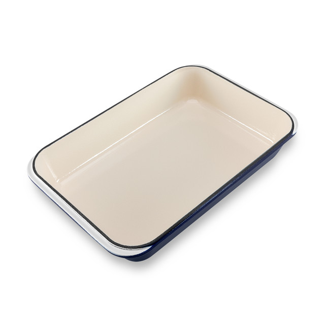 Chasseur Rectangular Roasting Pan 40 X 26cm French Blue