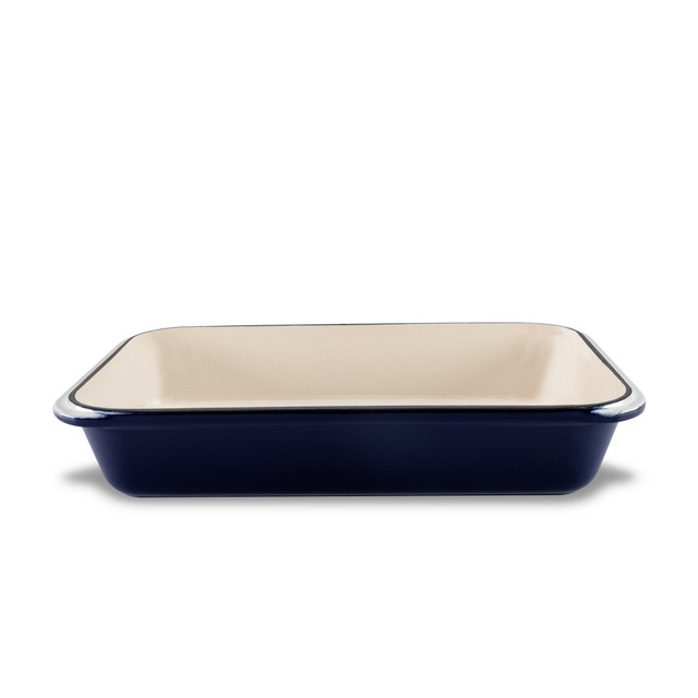 chasseur Rectangular Roasting Pan 40 x 26cm French Blue