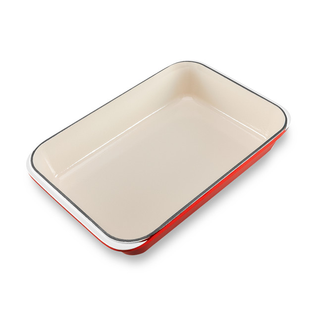 Chasseur Rectangular Roasting Pan 40 X 26cm Inferno Red