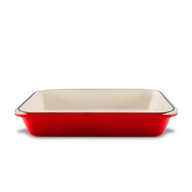 chasseur Rectangular Roasting Pan 40 x 26cm Inferno Red