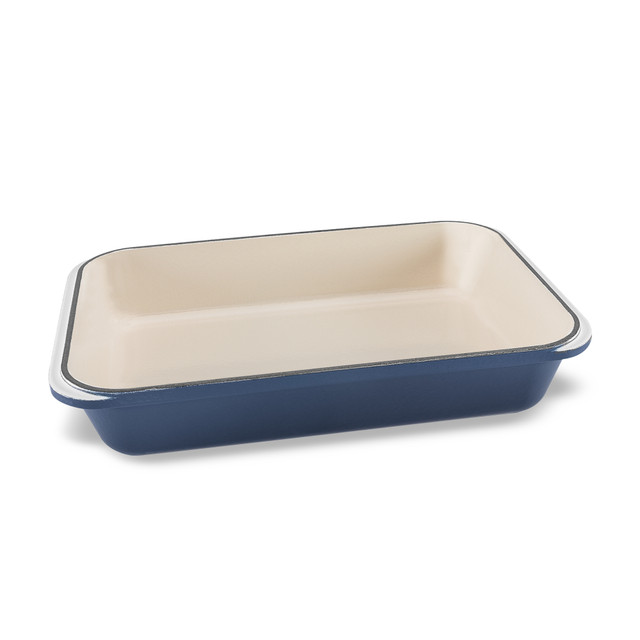 Chasseur Rectangular Roasting Pan 40 X 26cm Liquorice Blue