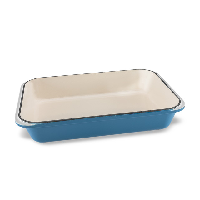 Chasseur Rectangular Roasting Pan 40 X 26cm Sky Blue
