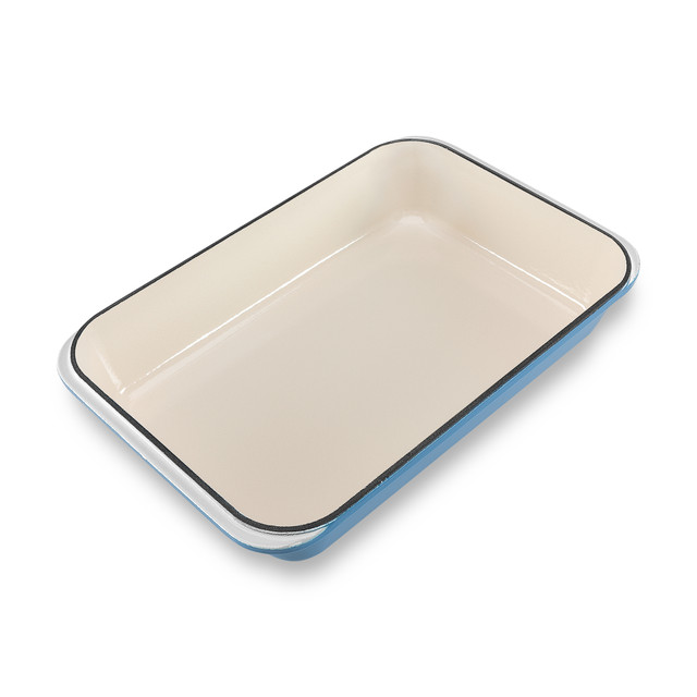 Chasseur Rectangular Roasting Pan 40 X 26cm Sky Blue
