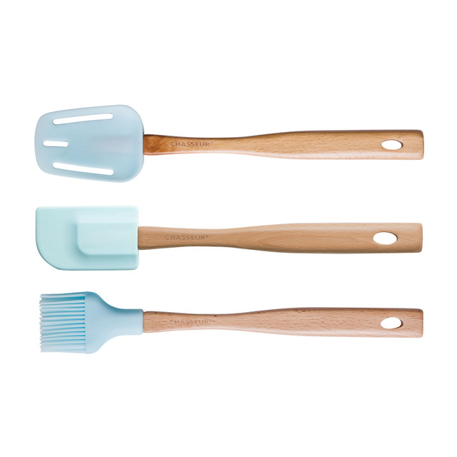 chasseur Spatula Brush & Spoon Set Duck Egg Blue Duck Egg Blue