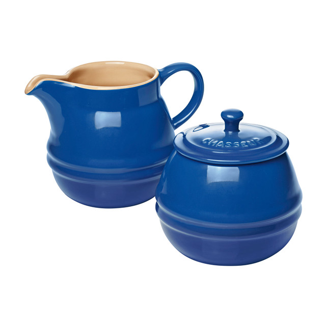 chasseur Sugar Bowl 350ml and Creamer 450ml Set Blue