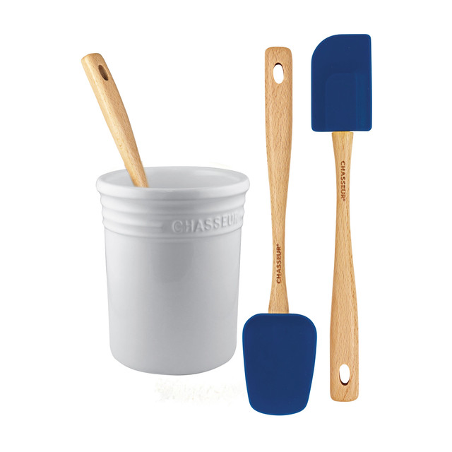 chasseur Utensil Jar 17cm diam. x 14cm Antique Cream