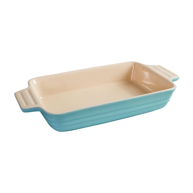chasseur XLarge Rectangular Baker 34 x 24 x 7cm/4L Duck Egg Blue