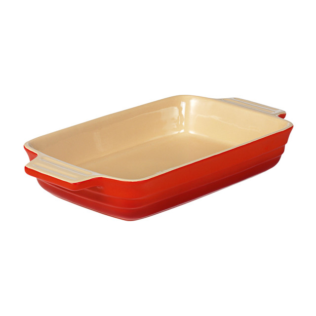 chasseur XLarge Rectangular Baker 34 x 24 x 7cm/4L Red