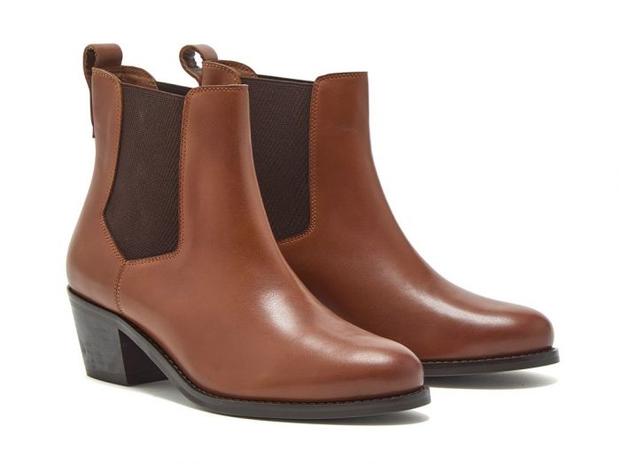 Chatham Marine Barbury - Premium Leather Mid-Heel Chelsea Boots