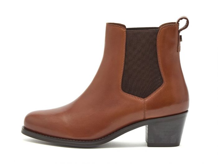 Chatham Marine Barbury - Premium Leather Mid-Heel Chelsea Boots