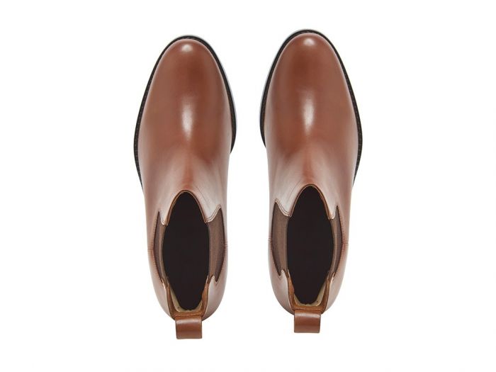 Chatham Marine Barbury - Premium Leather Mid-Heel Chelsea Boots