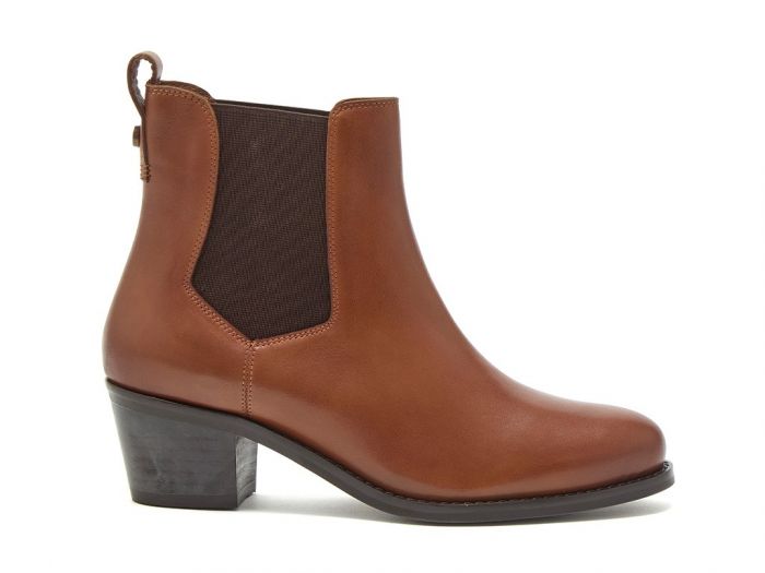 chatham marine Barbury - Premium Leather Mid-Heel Chelsea Boots