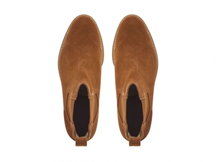 Chatham Marine Barbury - Premium Suede Mid-Heel Chelsea Boots