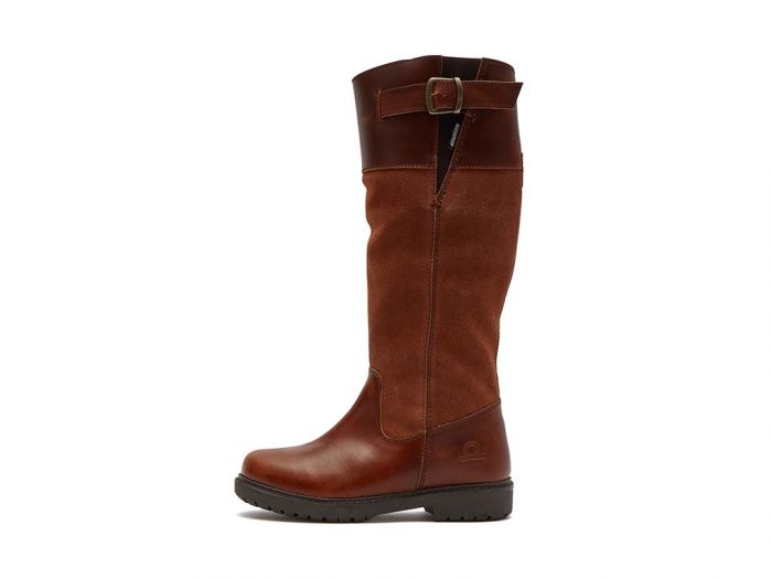 Chatham Marine Brooksby - Waterproof Suede Knee-High Riding Boots