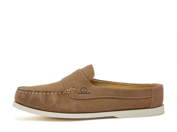 Chatham Marine Chatham X Joules Buoy - Mocassin Premium Nubuck Slip-On Deck Shoes
