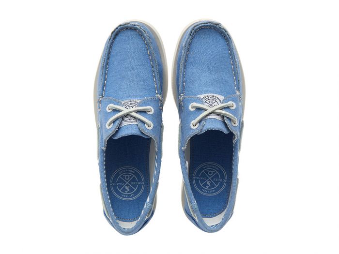 Chatham Marine Chatham X Joules Jetty Lady - Canvas Boat Shoes