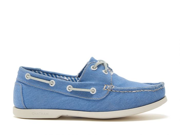 chatham marine Chatham X Joules Jetty Lady - Canvas Boat Shoes