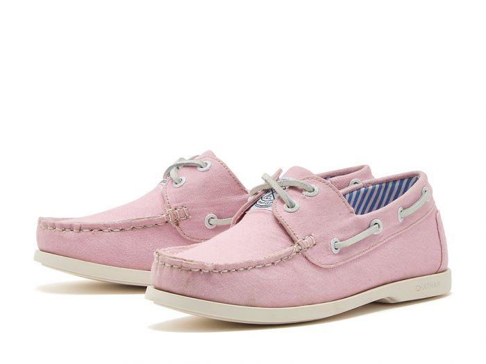 Chatham Marine Chatham X Joules Jetty Lady - Canvas Boat Shoes