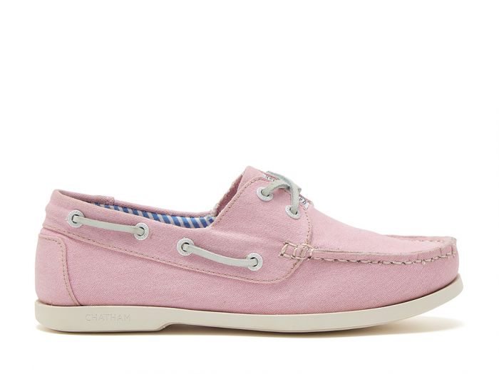 chatham marine Chatham X Joules Jetty Lady - Canvas Boat Shoes