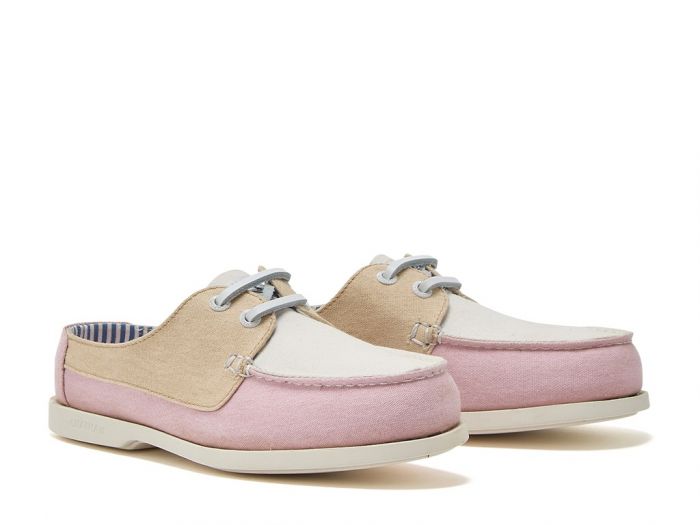 Chatham Marine Chatham X Joules Mariner - Canvas Slip-On Deck Shoes