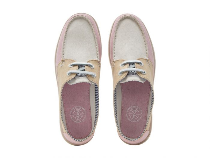 Chatham Marine Chatham X Joules Mariner - Canvas Slip-On Deck Shoes