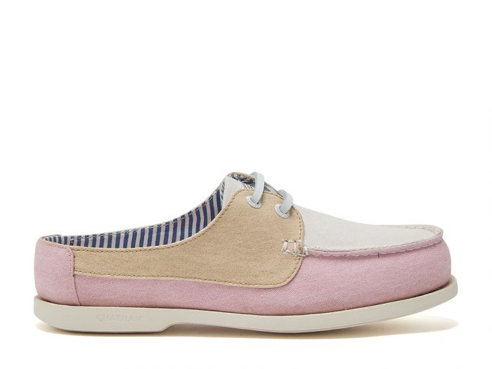 chatham marine Chatham X Joules Mariner - Canvas Slip-On Deck Shoes