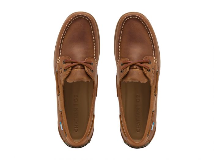 Chatham Marine Deck Buton G2 - Premium Leather Boat Shoes