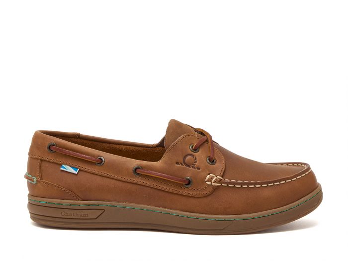 chatham marine Deck Buton G2 - Premium Leather Boat Shoes