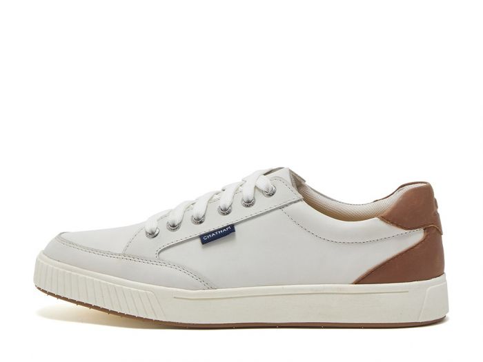 Chatham Marine Fingle Lady - Premium Leather Court-Style Trainer