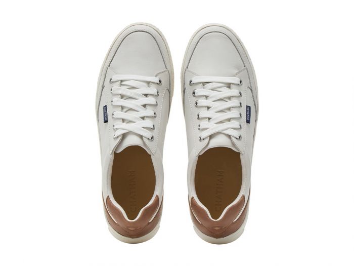 Chatham Marine Fingle Lady - Premium Leather Court-Style Trainer