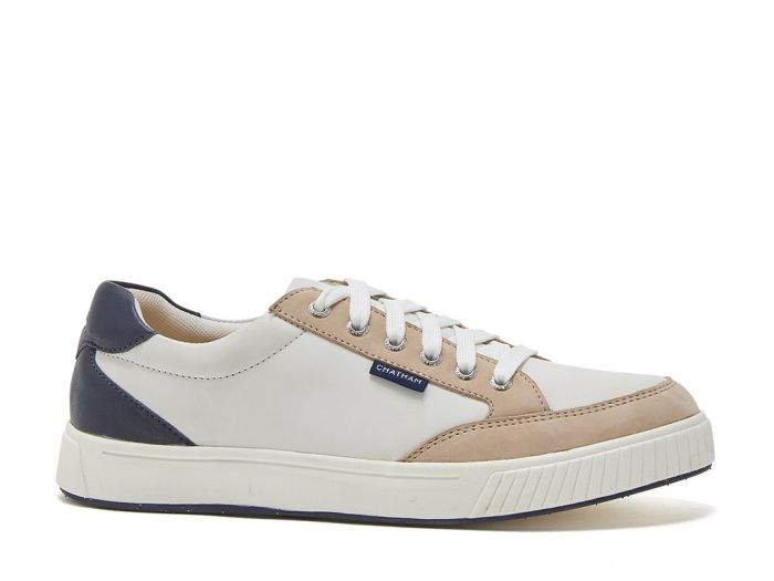 chatham marine Fingle Lady - Premium Leather Court-Style Trainer