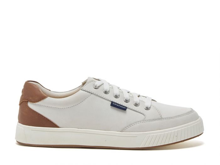 chatham marine Fingle Lady - Premium Leather Court-Style Trainer
