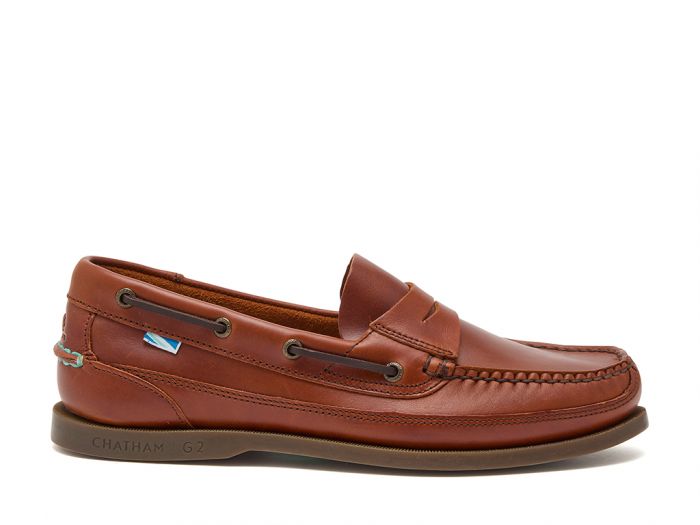chatham marine Gaff II G2 - Slip-On Leather Boat Shoes